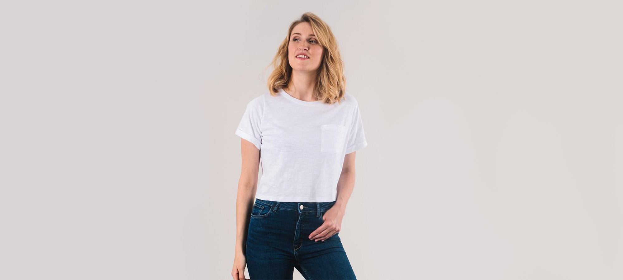 organic cotton white tee by ethical brand Know The Origin
