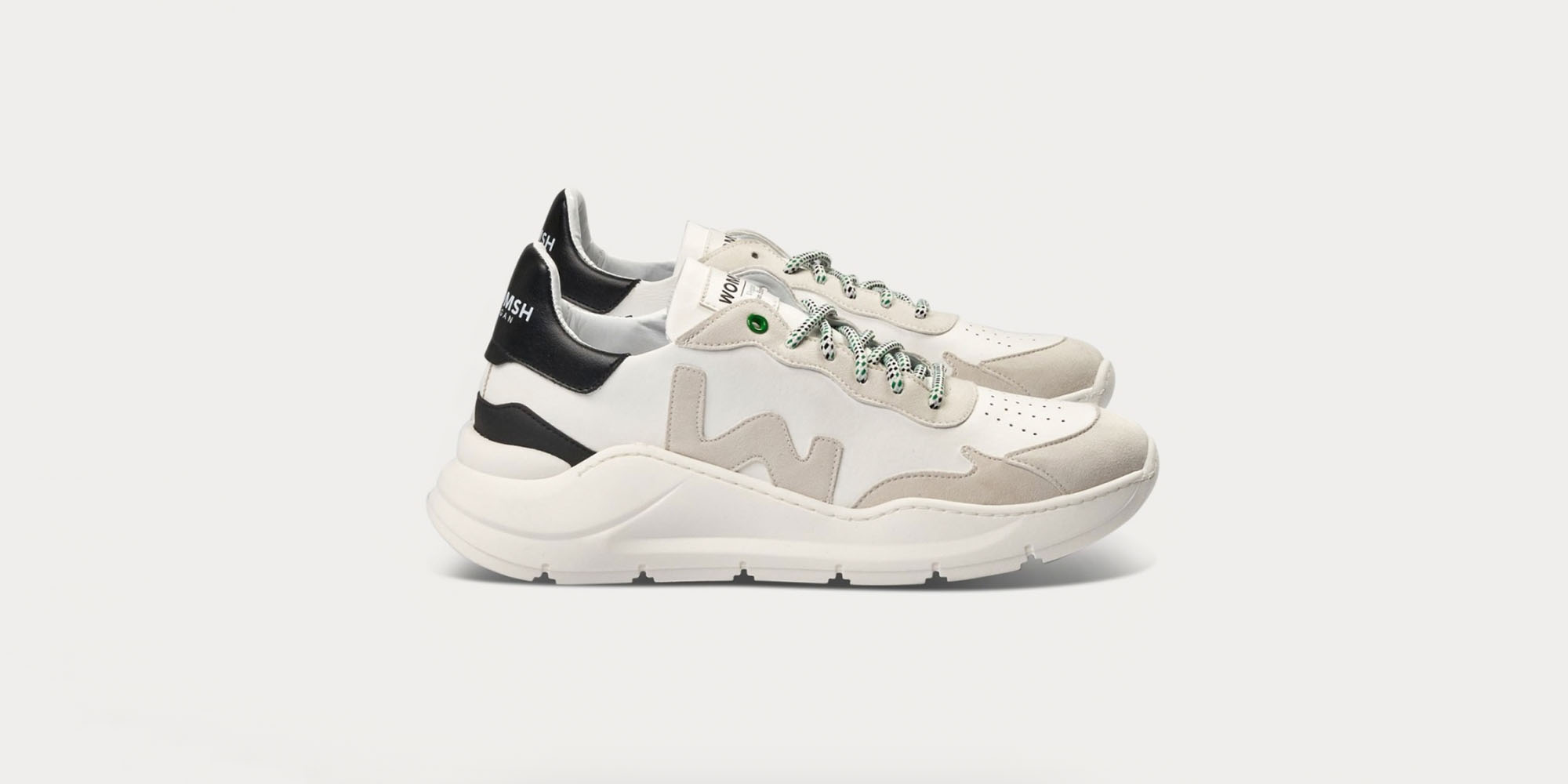 white sneakers by womsh