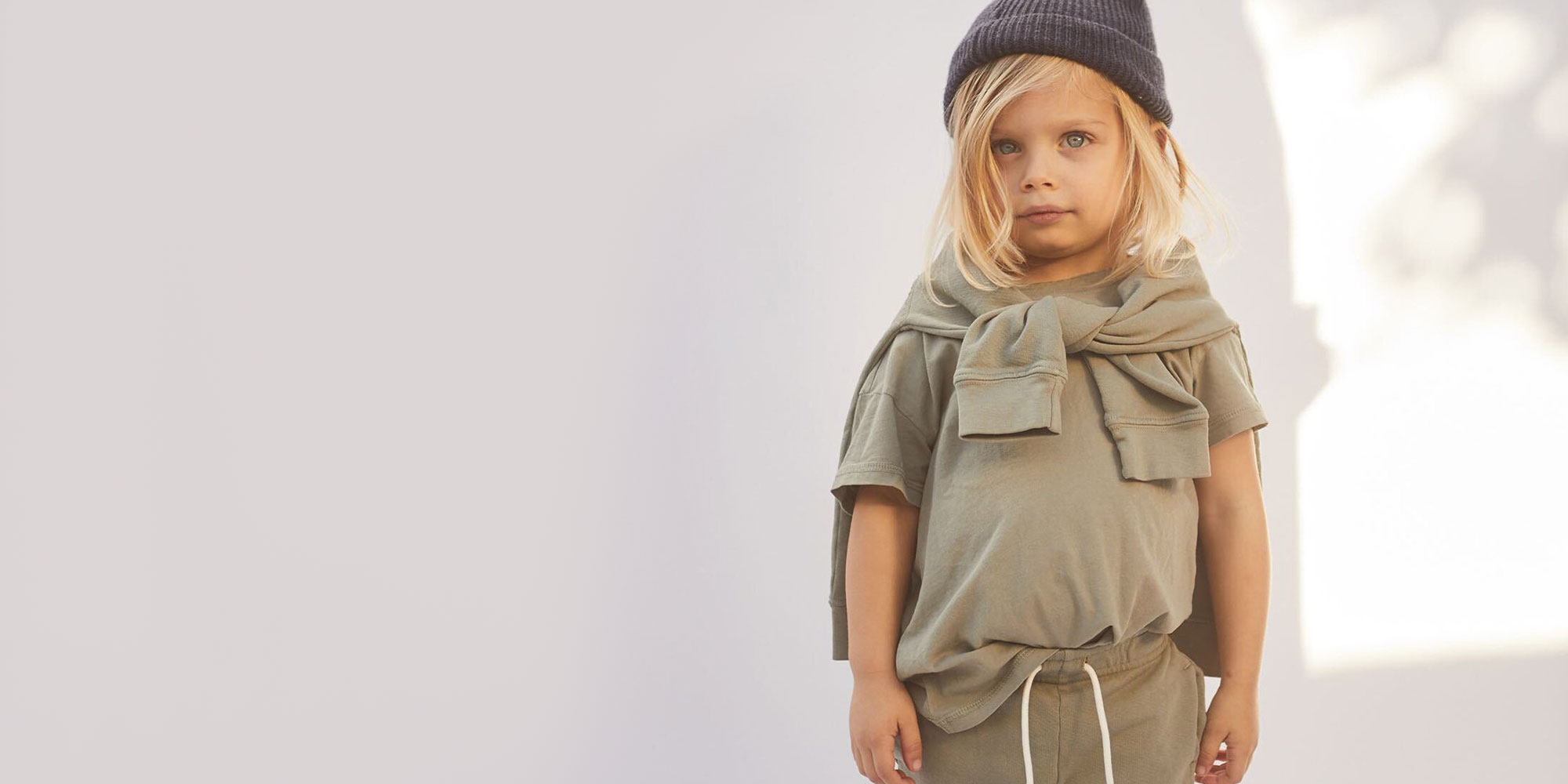 child wearing mate the label's childrenswear collection