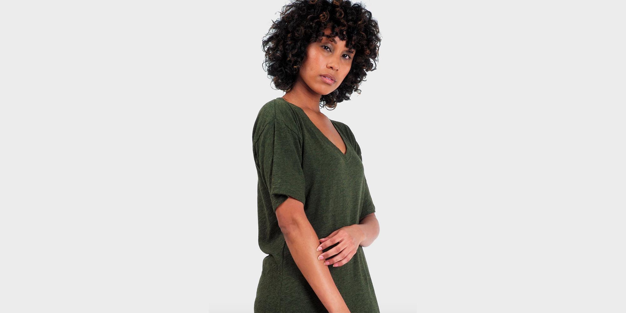 woman wearing sustainable 337 brand outfit