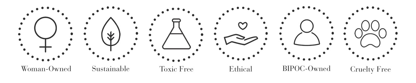 ourcommonplace shop your values graphic