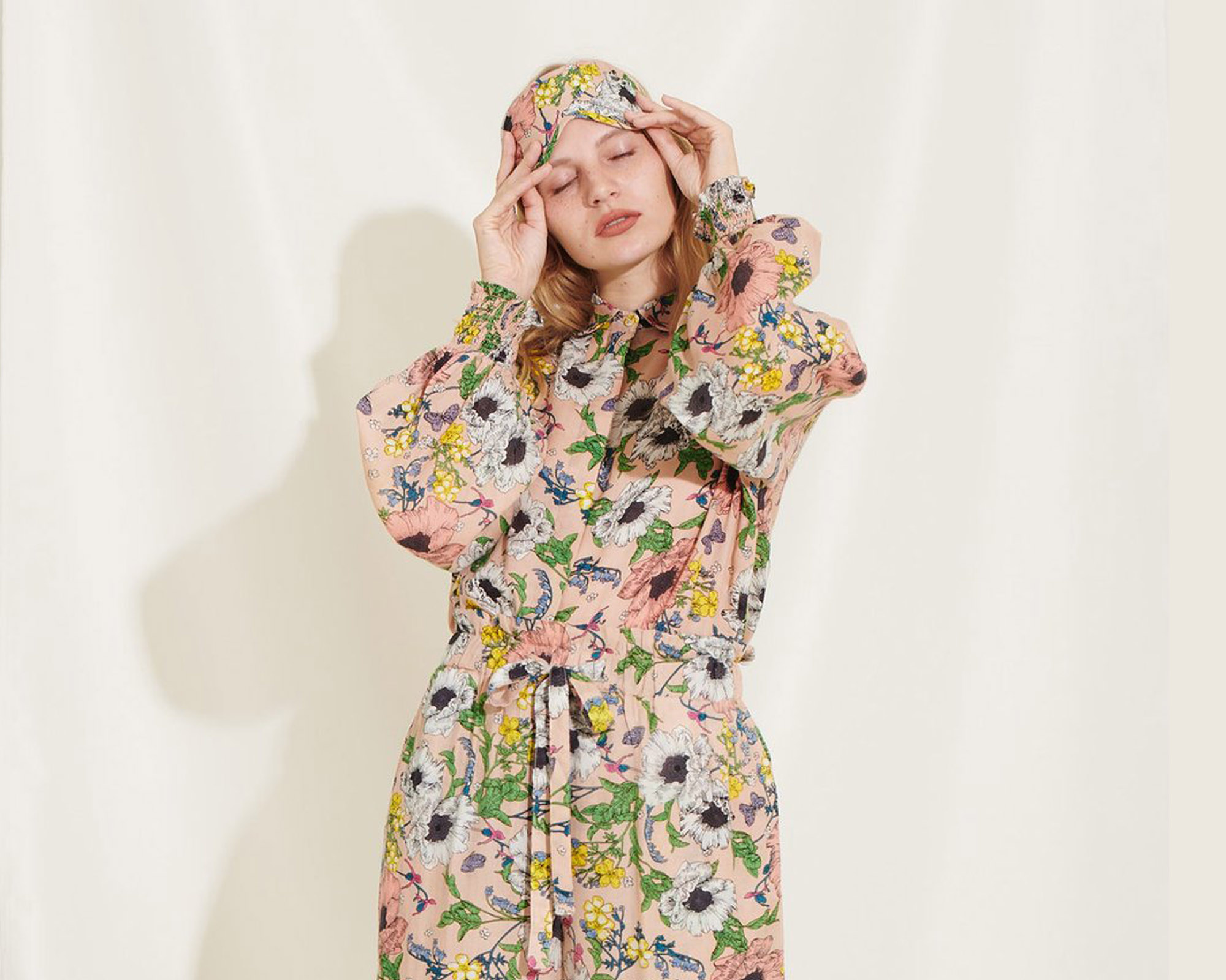 Underprotection's silky sustainable pj set and mask