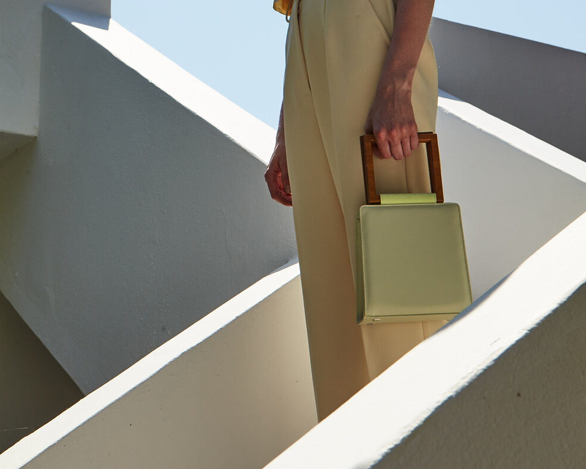 Light green Mashu ethical handbag