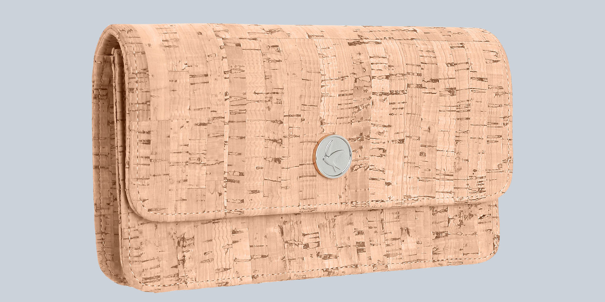 Sustainable cork wallet by Svala