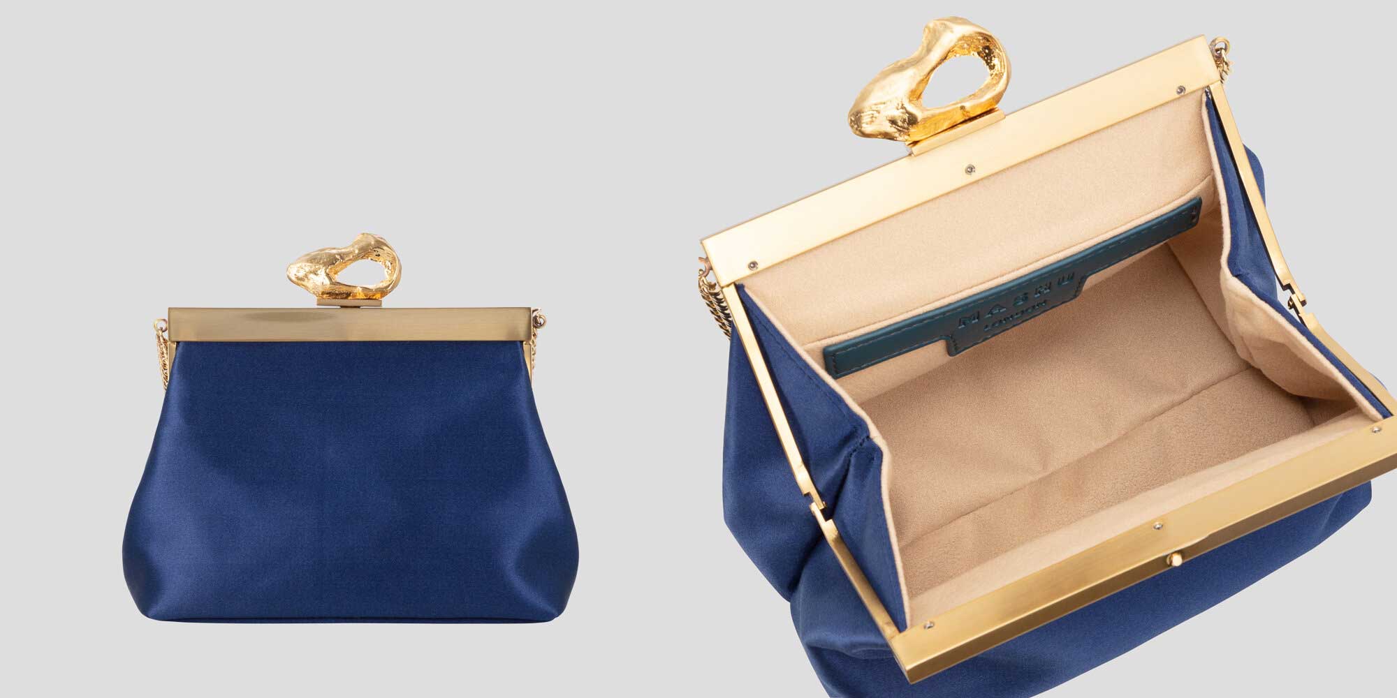 vintage blue purse by mashu