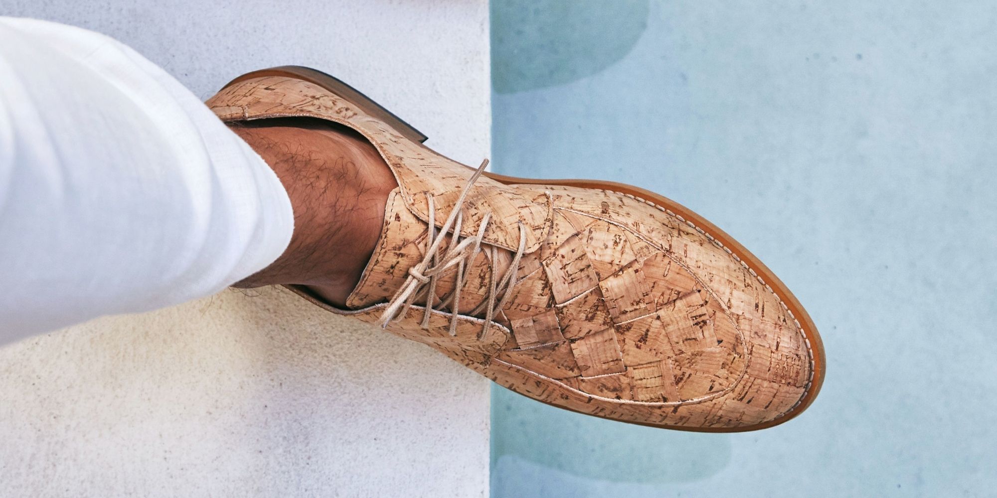 men's cork vegan formal shoe by nae