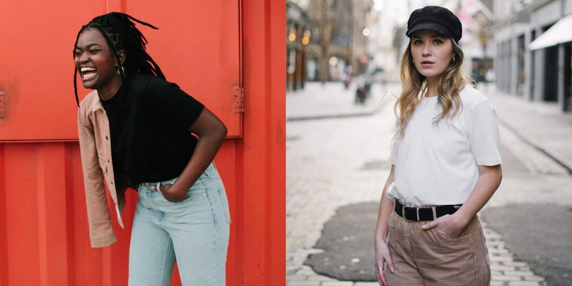 women wearing affordable sustainable tees by Yes Friends