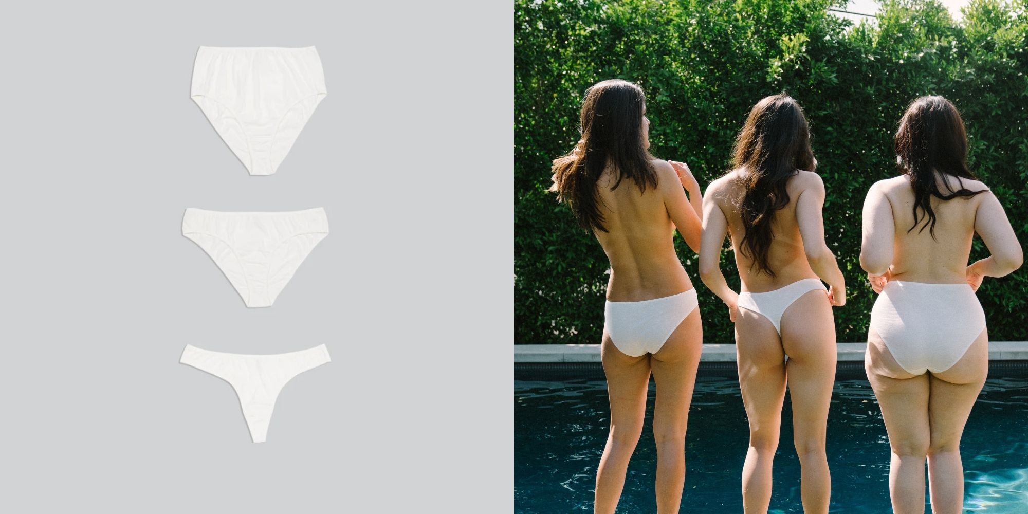 white organic cotton underwear 3 pack ethically made by KENT