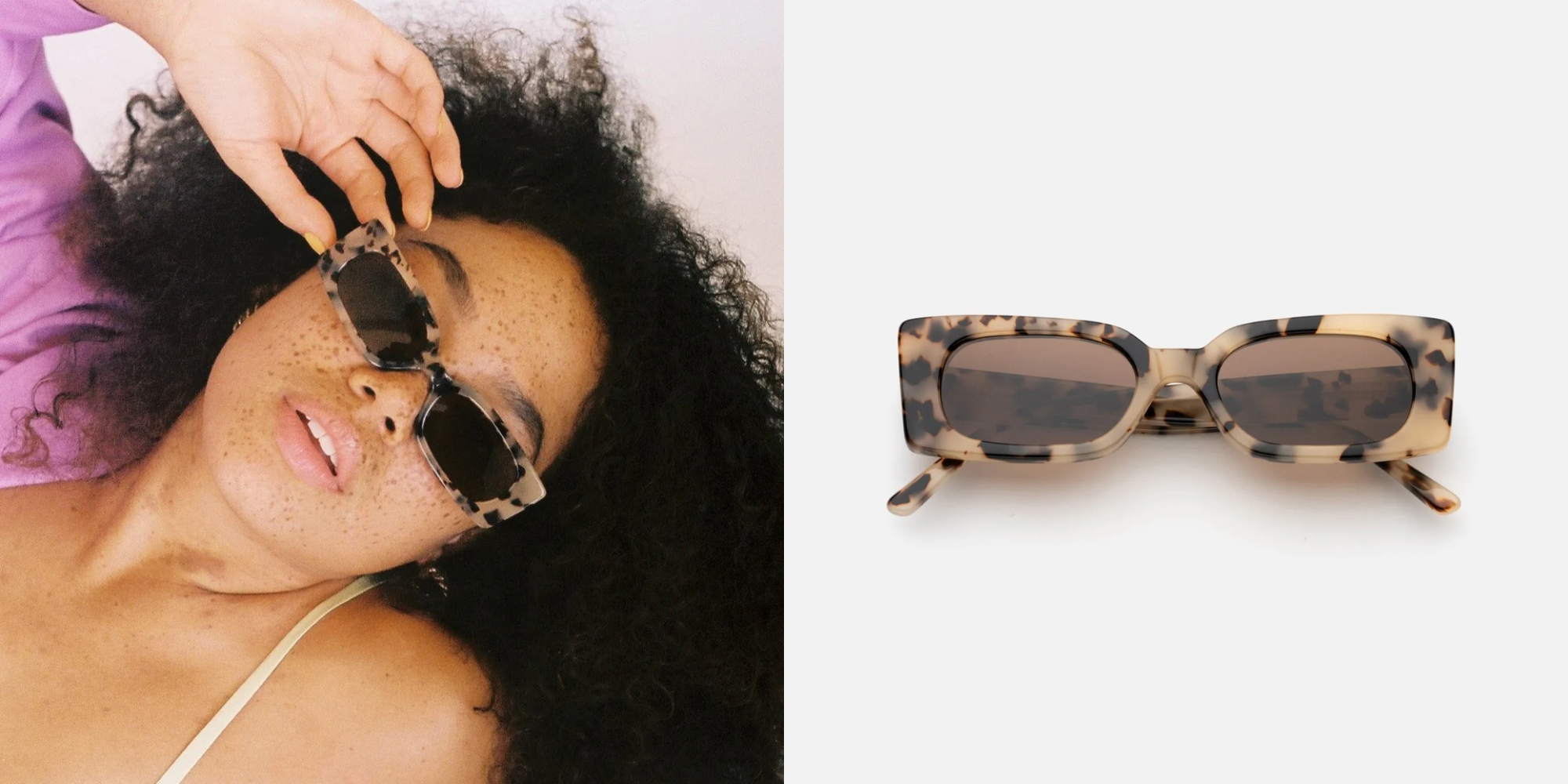 Someone in sunglasses by Luna and Rose.