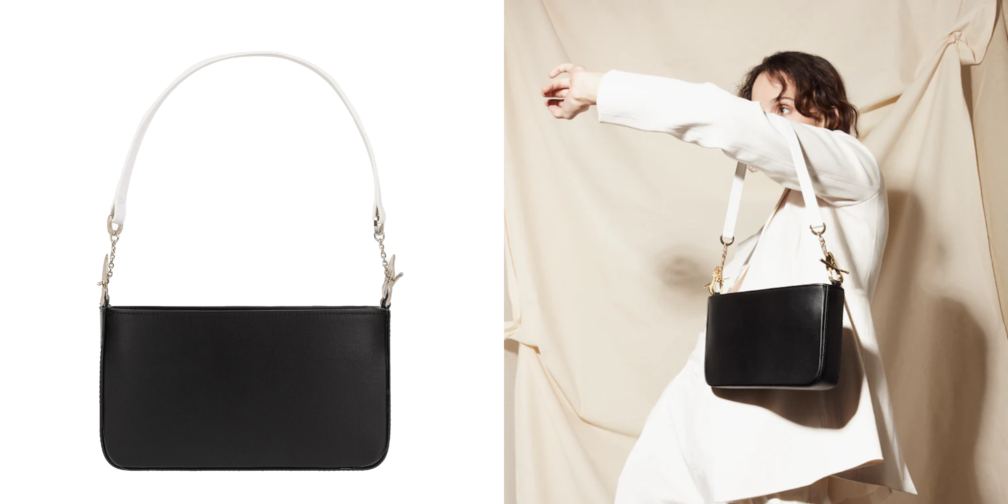 Someone wearing Black bag by Mashu.