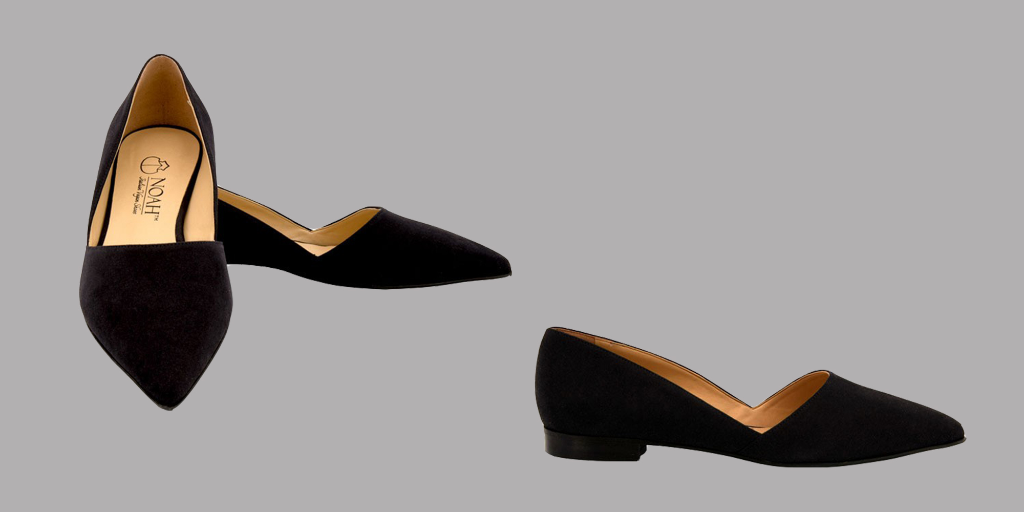 NOAH ethical black flats