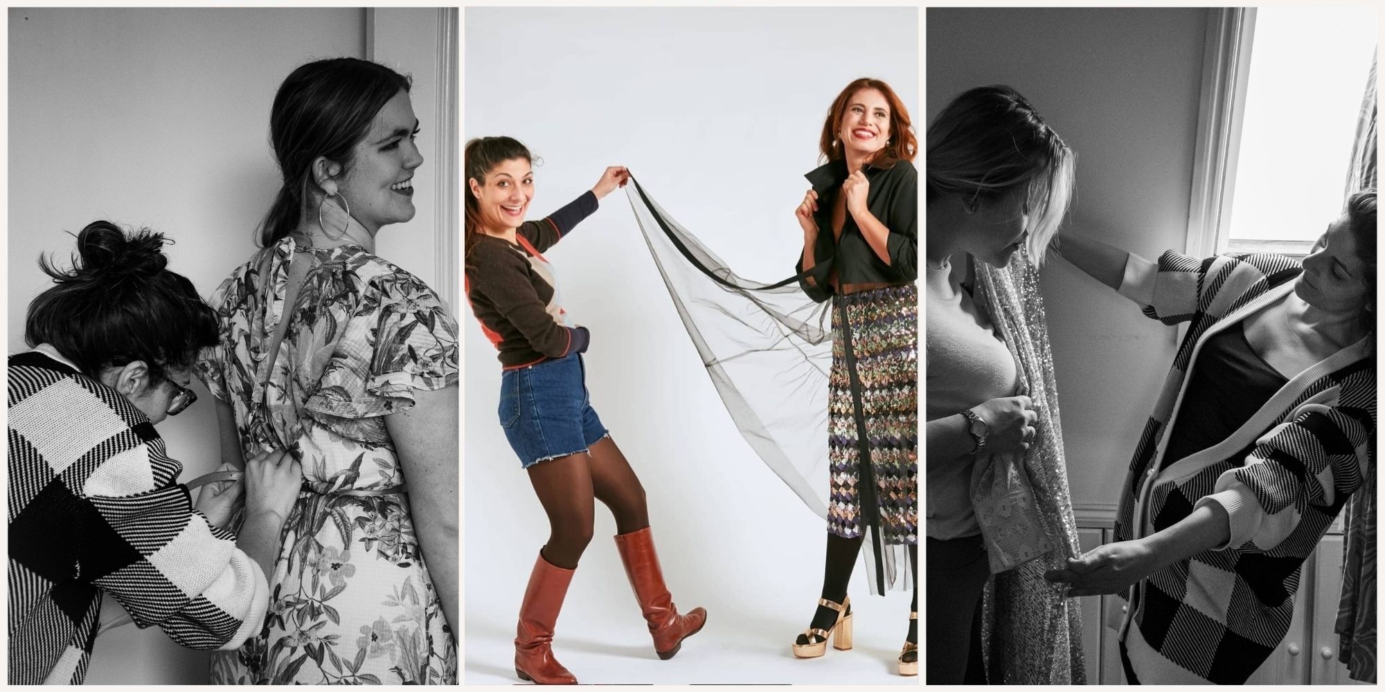 Sima Stylist Sara Ibrahim giving sustainable stylist tips behind the scenes
