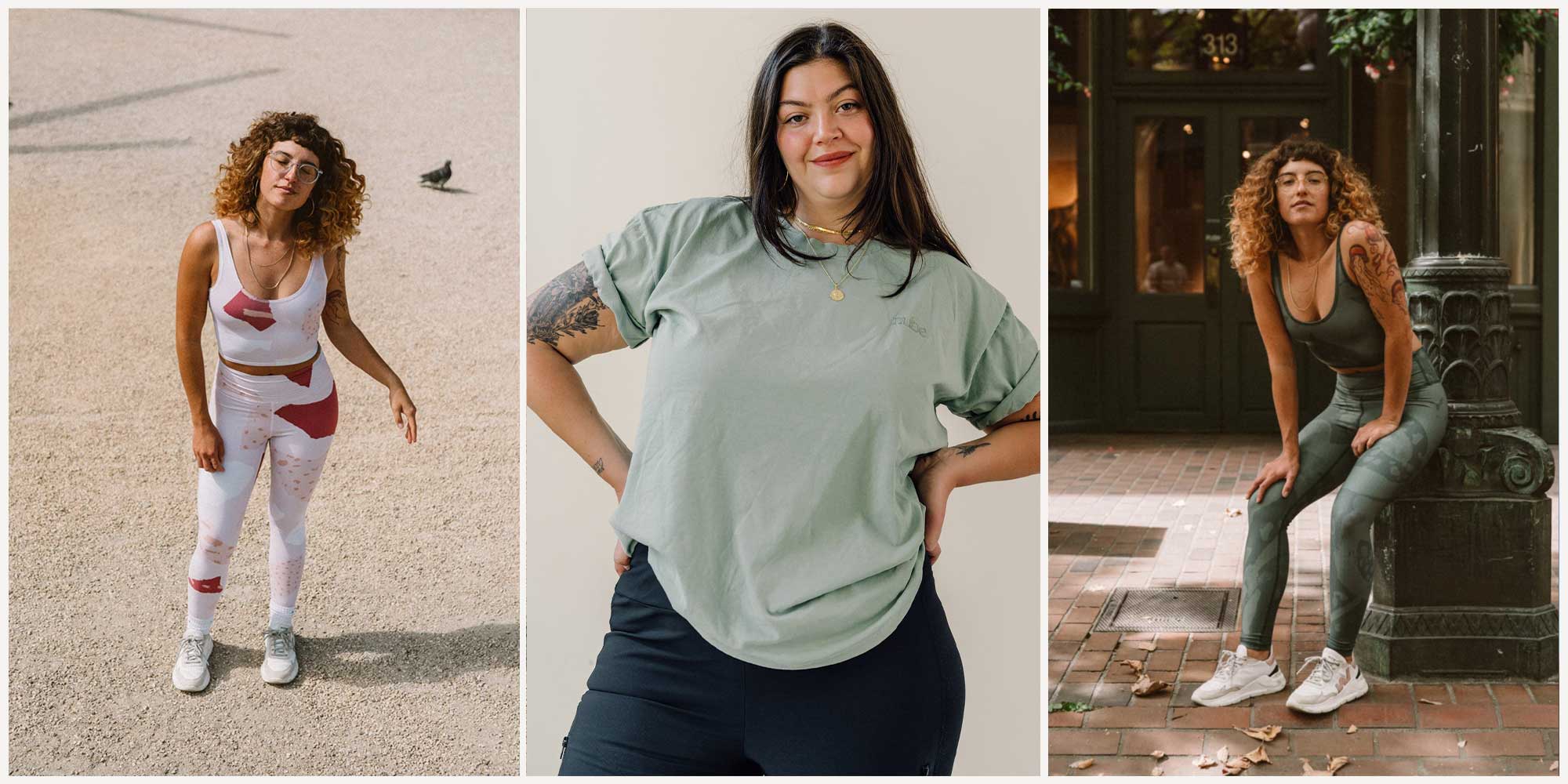 stylish patterned eco activewear by Nube