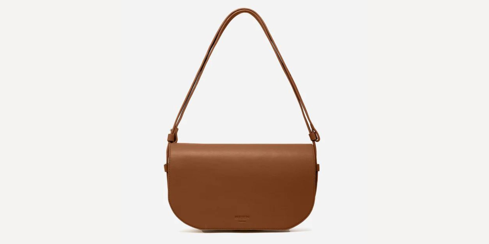 A brown small leather handbag by BEEN London.