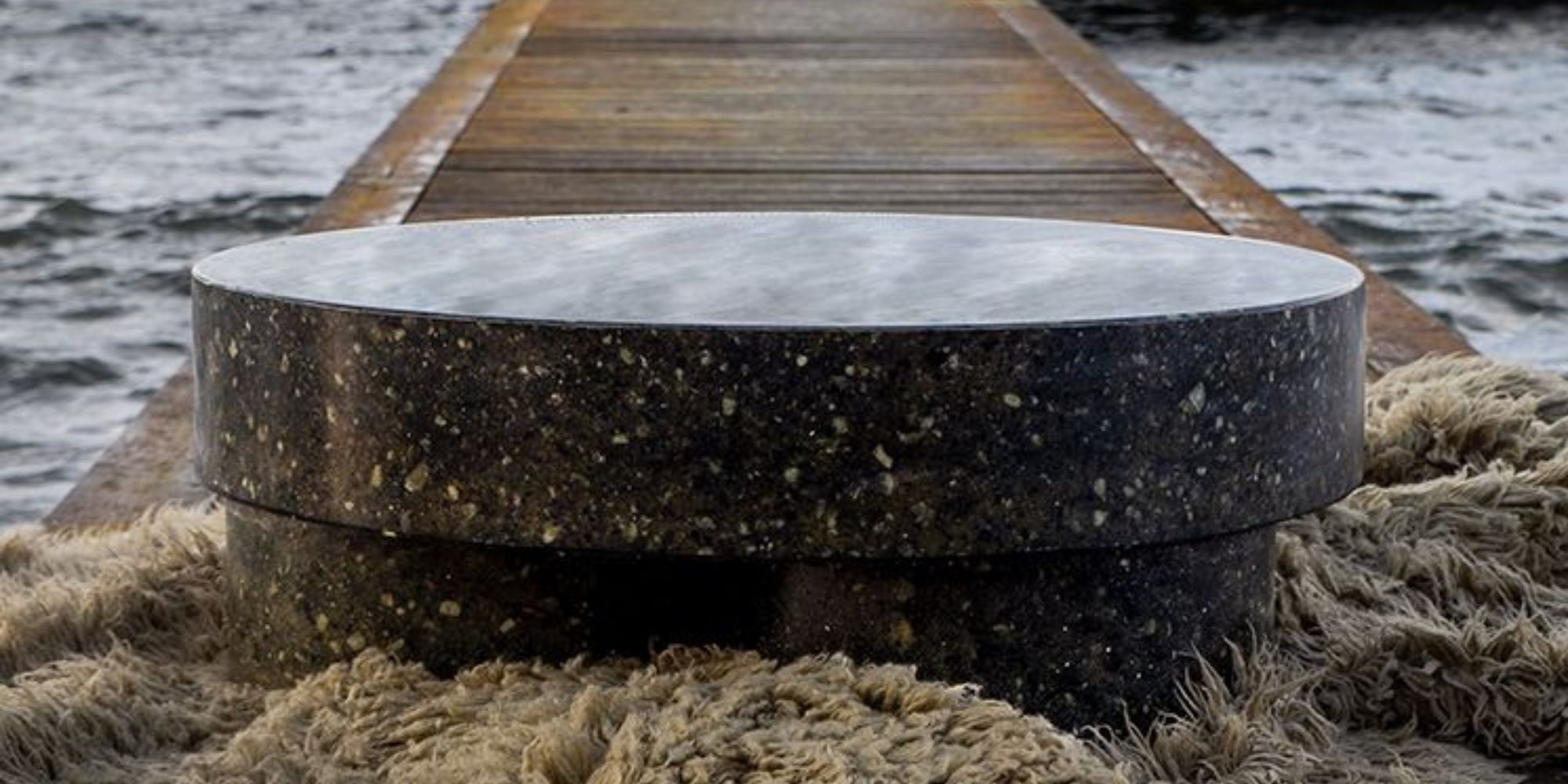 Upcycled tights turned into a stylish table by Swedish Stockings.