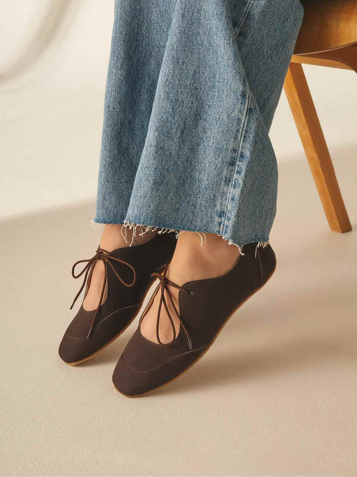 more sustainable flat shoes from vegan brand agazi