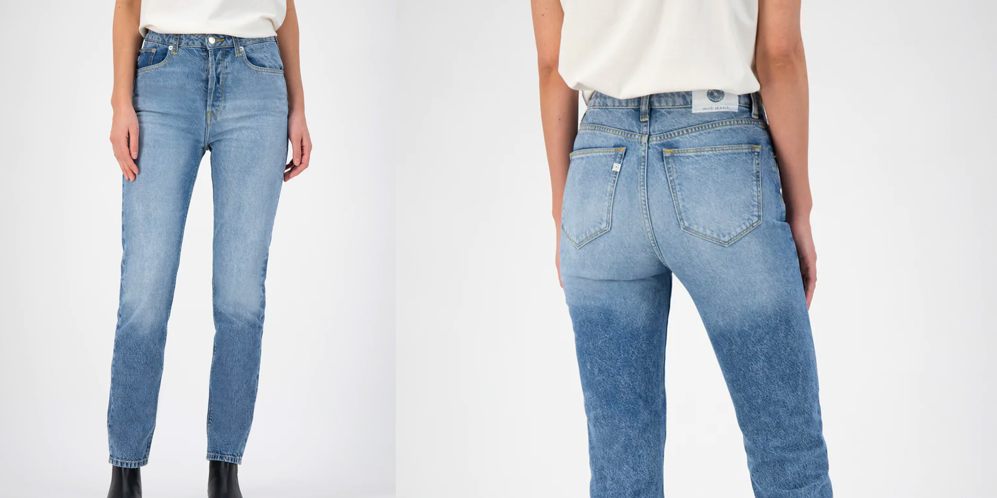 Woman wearing MUD Jeans