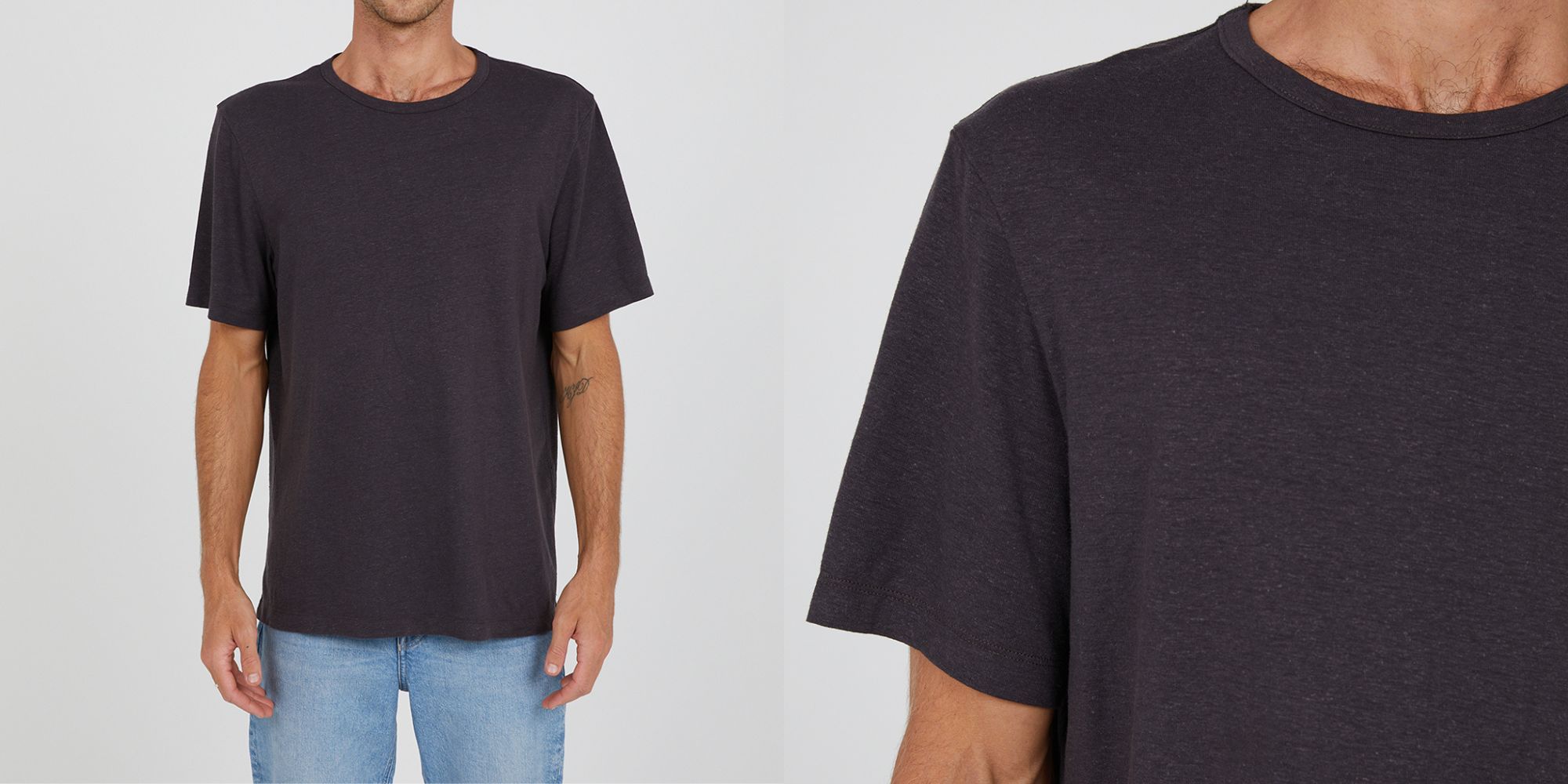 A black men's hemp tee by Outland Denim.