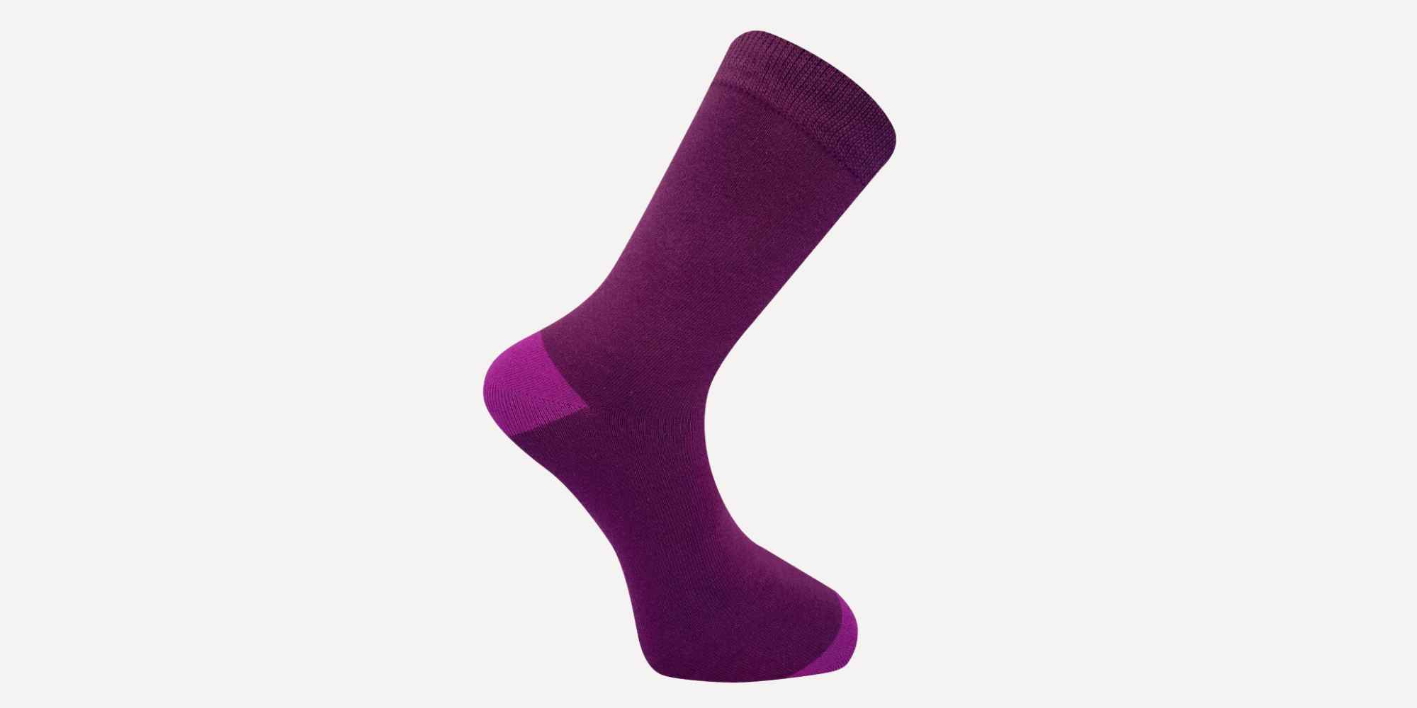 burgundy socks from Komodo