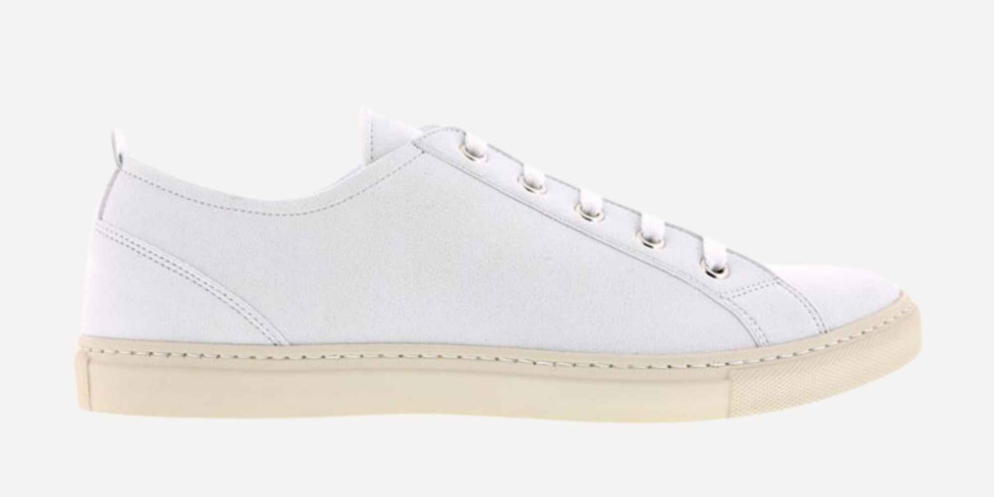 White vegan sneakers