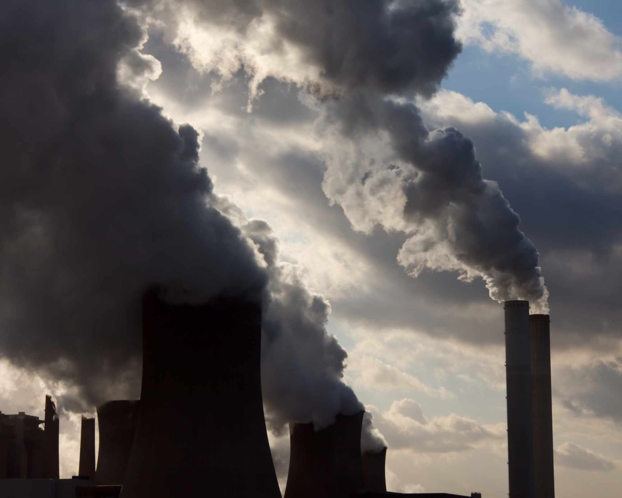 coal power station smoke