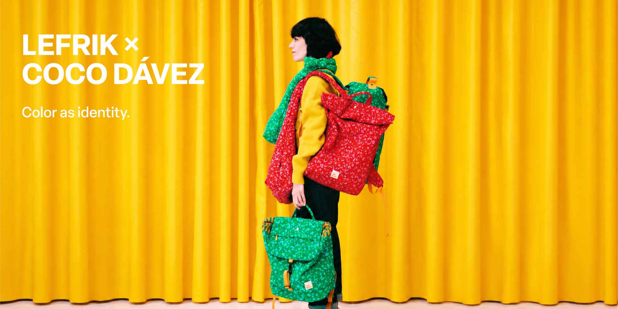 graphic advertising lefrik collaboration with coco davez